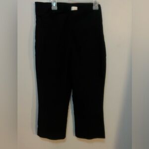 Maeve Structured Bombshell Capri Pants Black‎ Size 12 NWT